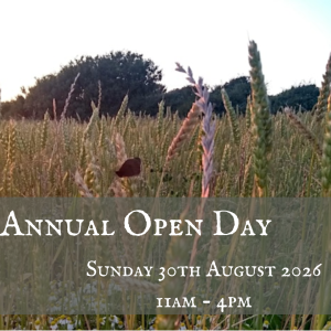 Annual Open Day - Sunday 30th August 2026
